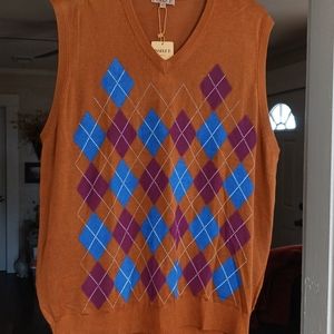 Inserch Men’s Sweater Vest sz 4XL